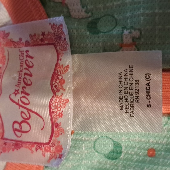 American Girl girls size XS (6), S (7/8) or Large (14/16)pajama set - Picture 10 of 10